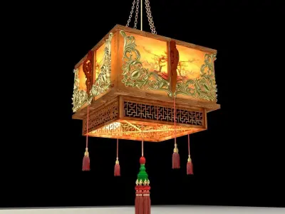 Chinese Palace Lantern 3D model