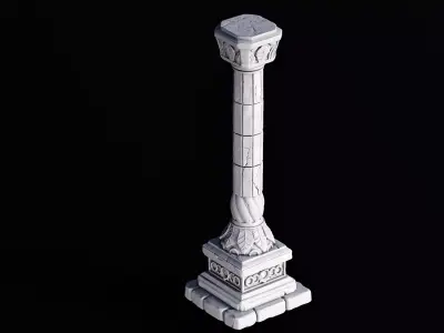 pillar v3 3D print model