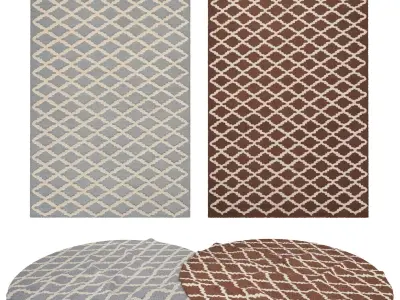 Rugs No 461 Low-poly 3D model