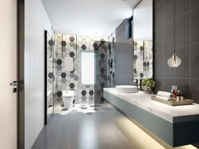 bathroom 3D model buy