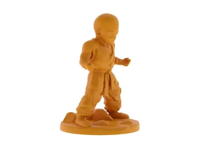 Krillin 3D Print figurine of man 3D print model