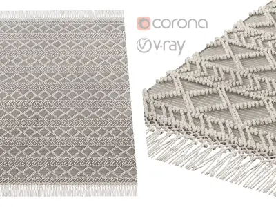 MiiiM Woven Rug 02 3D model