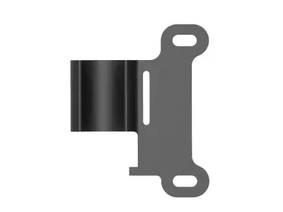 Bike Air Pump Mount 3D print model