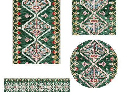 Rugs No 132 Low-poly 3D model