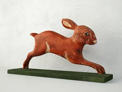 Bunny Doorstop 3D model