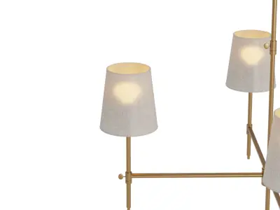 Cross Large Chandelier 3D model