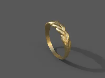 High-Quality 3D Ring Model Low-poly 3D model 12