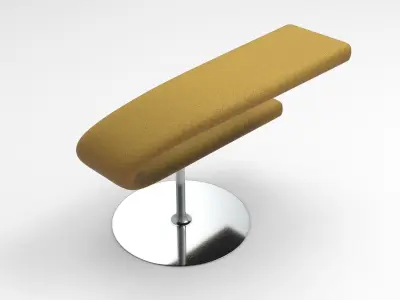 Let Chair Low-poly 3D model