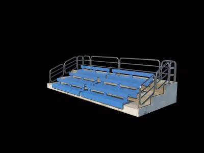 Outdoor Movable Grandstand  3D model
