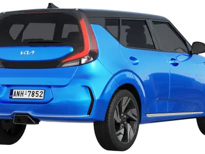 KIA SOUL 2023 3D model