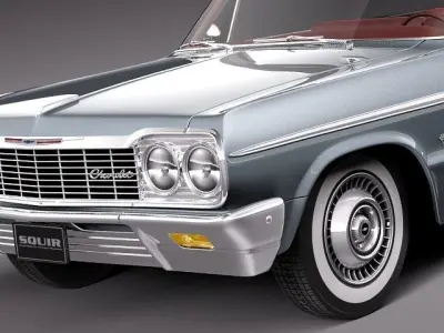 Chevrolet Impala Convertible CG 1964 3D model