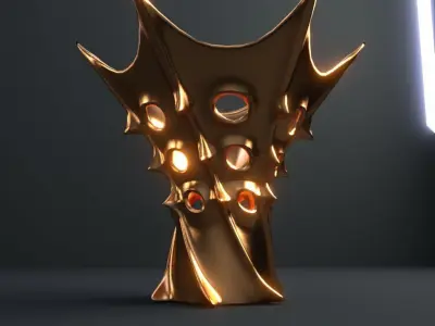 Vase of king of Mars Free 3D model