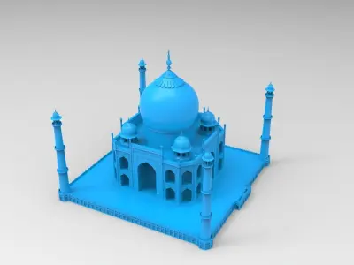 3D Design of the Taj Mahal 3D print model
