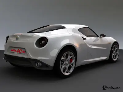 Alfa Romeo 4C Concept 2011 3D model