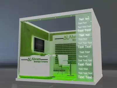 Booth Exhibition Stand a648a  3D model