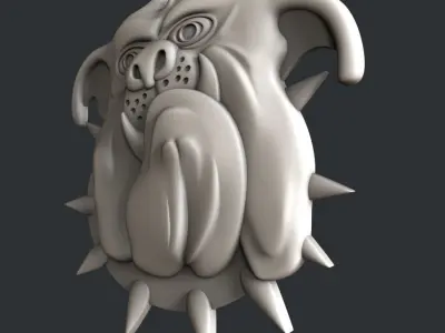 3d STL models for CNC dog 3D model