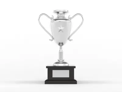 Trophy Cups 3D model 32