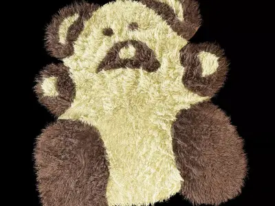 Bear carpet 3D model