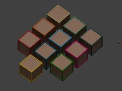Fun blocks  Free low-poly 3D model