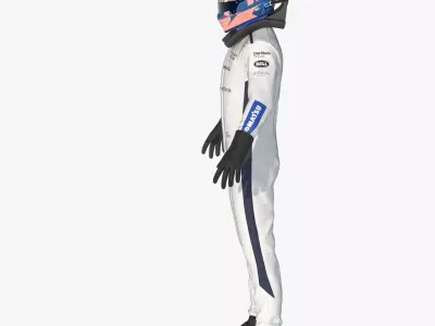 F1 Williams Suit 2024 3D model