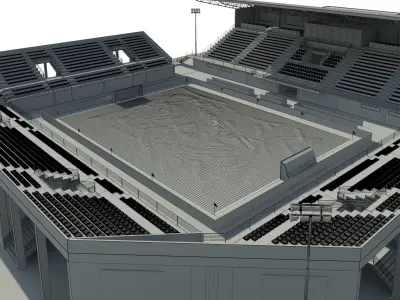 Beach Soccer Stadium 3D model