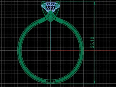 jewelry ring 182 3D print model