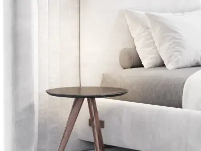 Eva Modern Bed 3D model