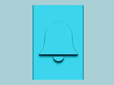 Stamp 74 - Bell - Fondant Decoration Maker Toy 3D print model