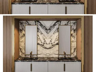 Luxury Bathroom 08 3D model