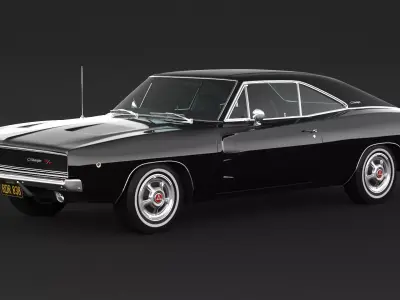 1968 Dodge Charger RT 3D model