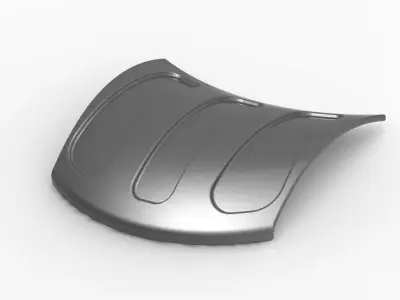 Kids Engineering Car Bonnet 3D print model