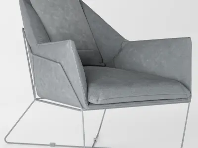 crosshaven accent chair 3D model