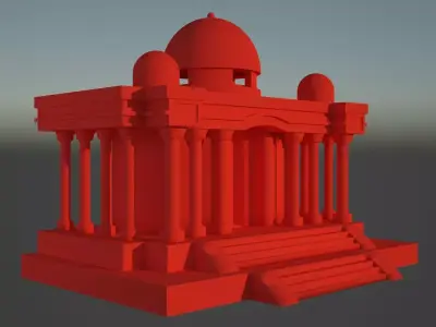 Aries House  - Saint Seiya  Knights of the Zodiac 3D model