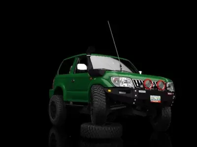 Toyota  Meru Higt Poly 3D model