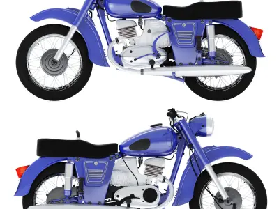 Moto planeta ij-2 3D model