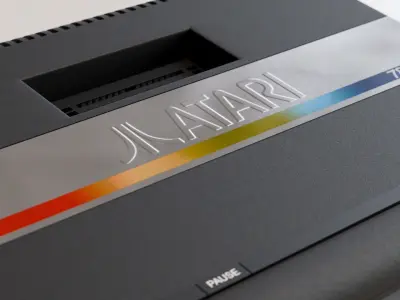 Atari 7800 Low-poly 3D model