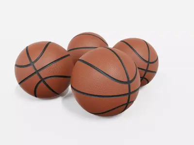 Basketball Free low-poly 3D model
