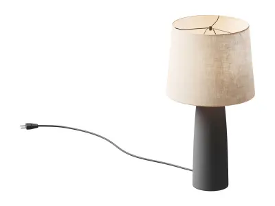 Grote tafellamp Kaya betonnen voet 3D model
