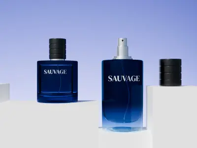 3D Sauvage Perfume Bottle 3D model