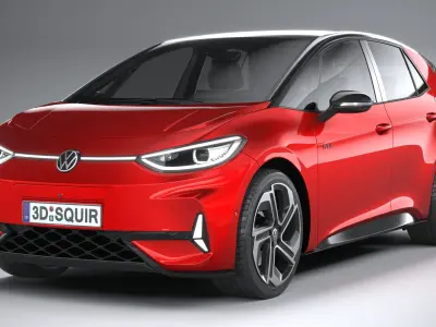 Volkswagen ID3 GTX 2025 3D model