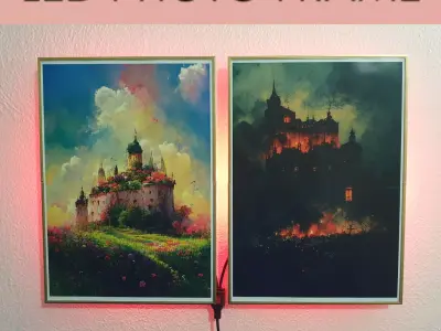 LED PHOTO FRAME 3D model