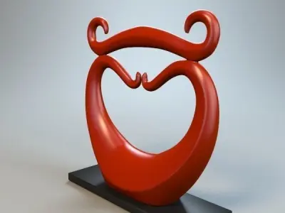 Abstract Figure m08 P 3D print model