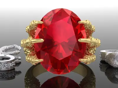 Headset Dragon 3D print model