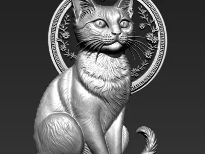 Cat A2 3D print model