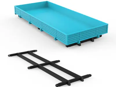 Tipper Mercedes Benz NG 3D print model