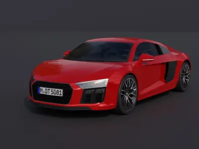 Generic Sports Car 3 Low-poly 3D model