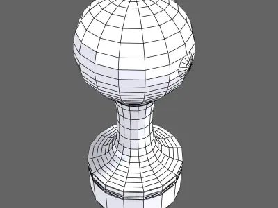 Rubber Stamp circle 3D model