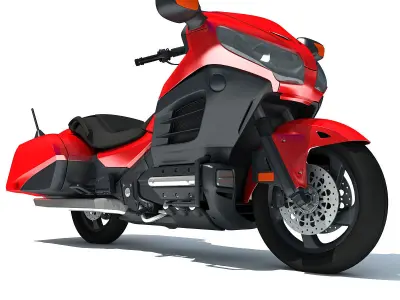 Sport Motorcycle 3D model