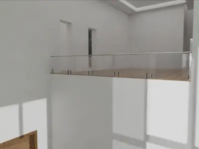 Modern Livable Home Low-poly 3D model