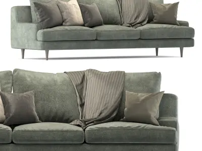 Roche Bobois green 02 3D model